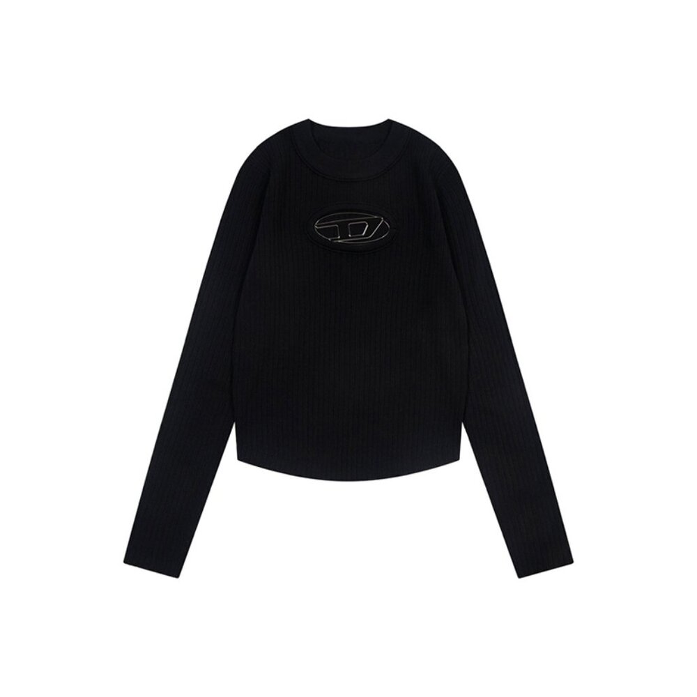 Diesel Black Long-Sleeved Sweater
